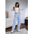Pantalon Bleu MILANO STRIPES