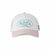 Casquette Von Dutch 3D Glitter blanche trucker visière rose effet usé (2)
