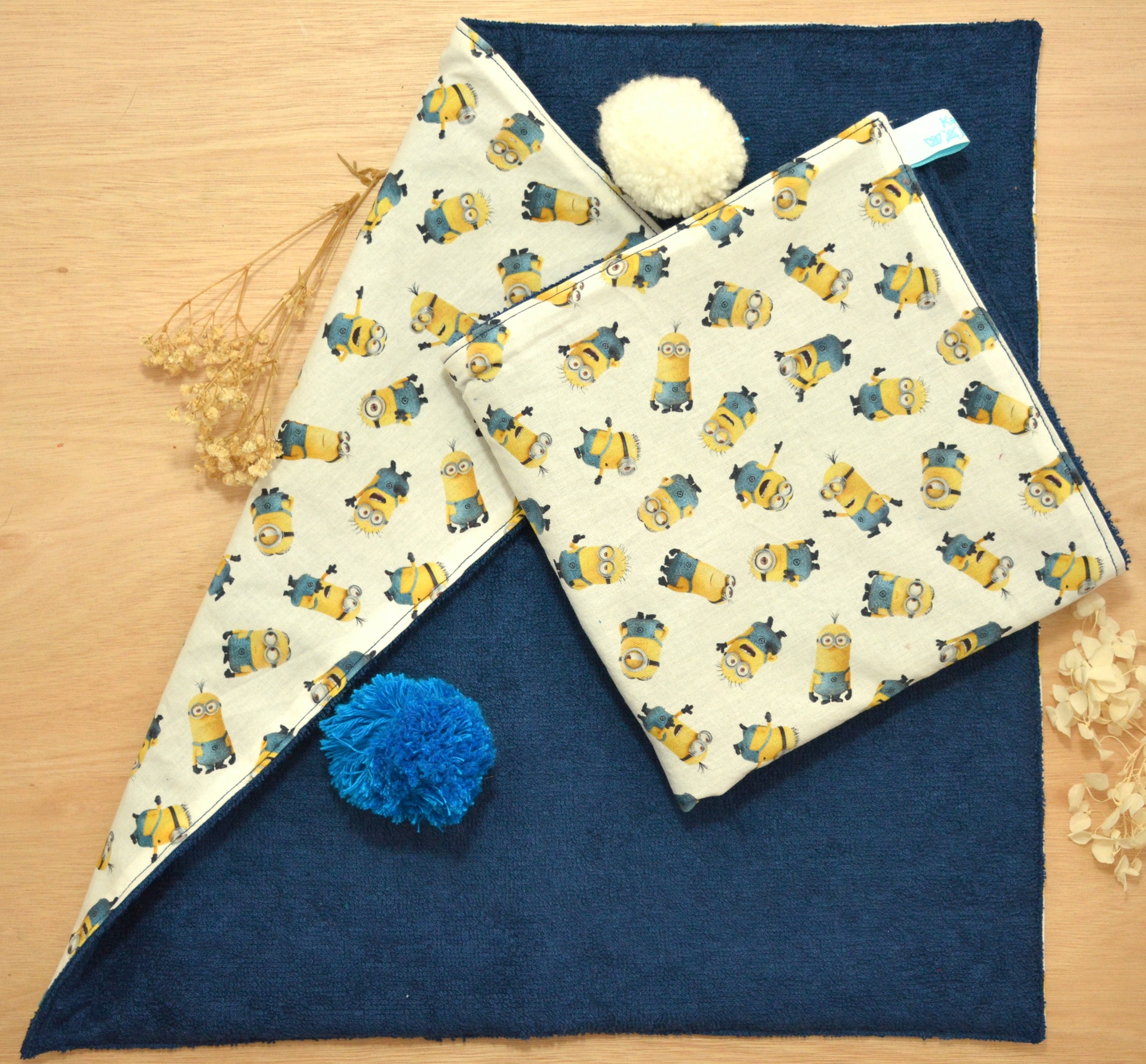 serviette de toilette enfant minions