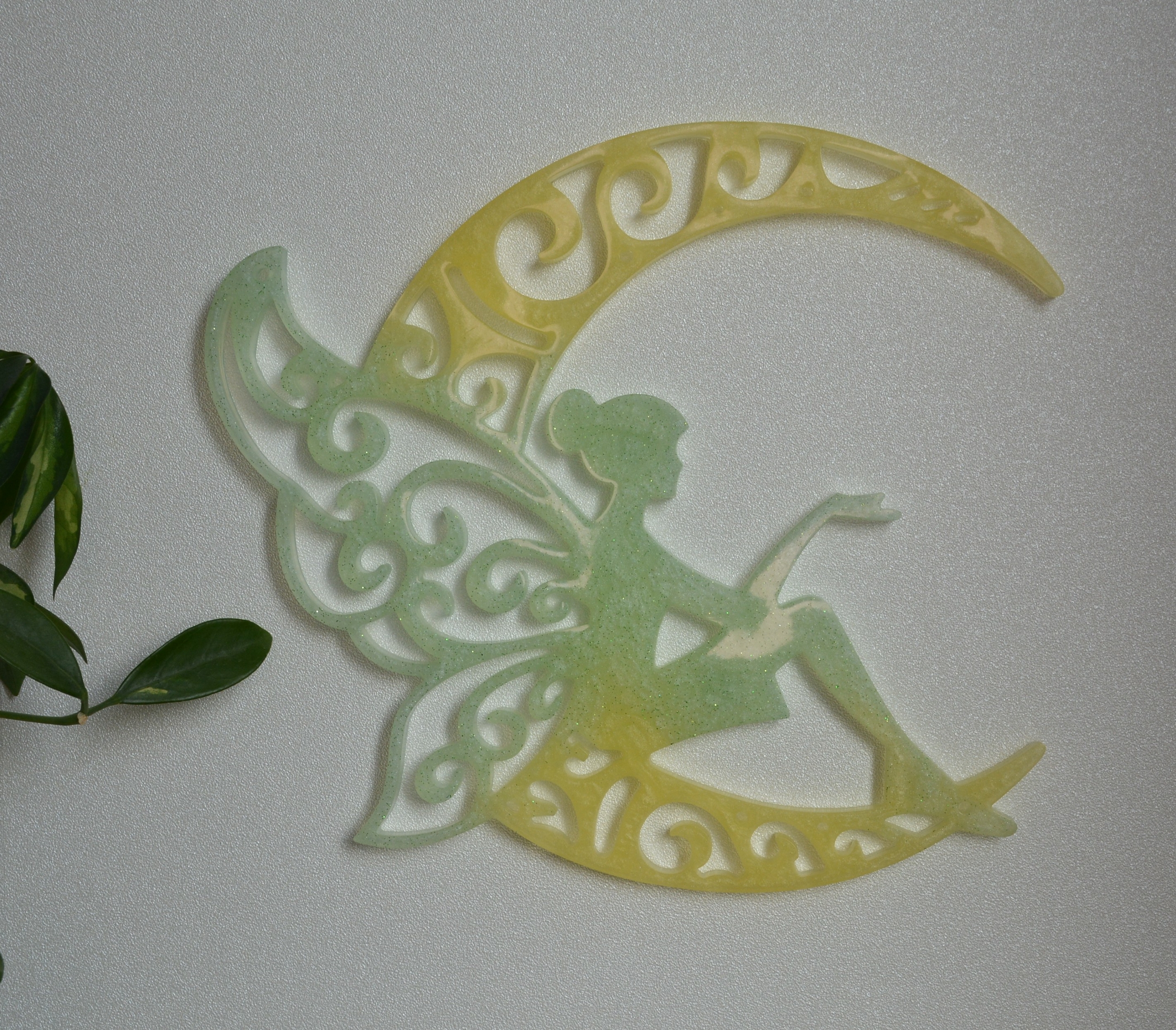 Fée jaune et vert