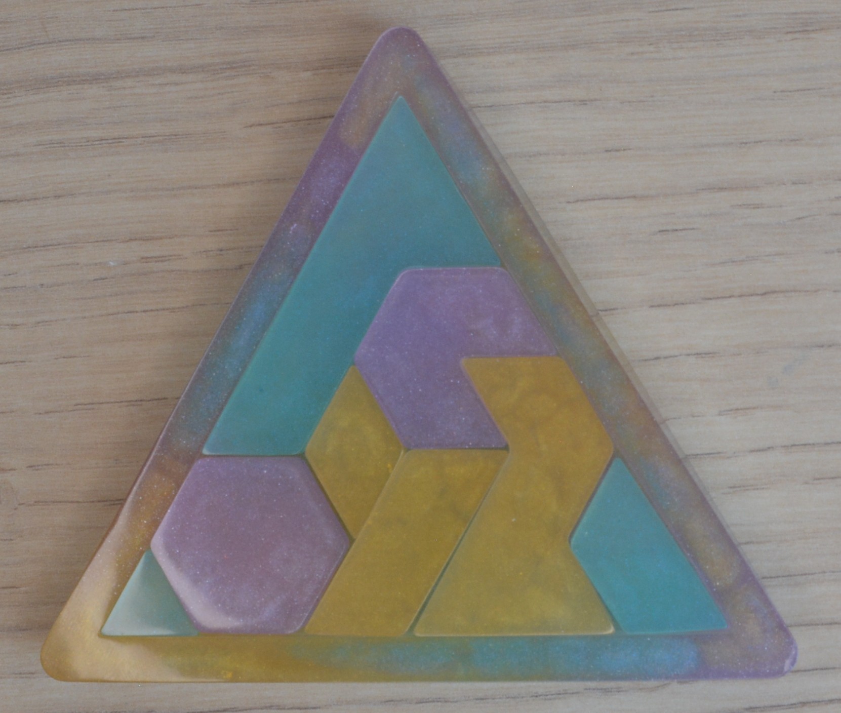 Vert, violet et or 1