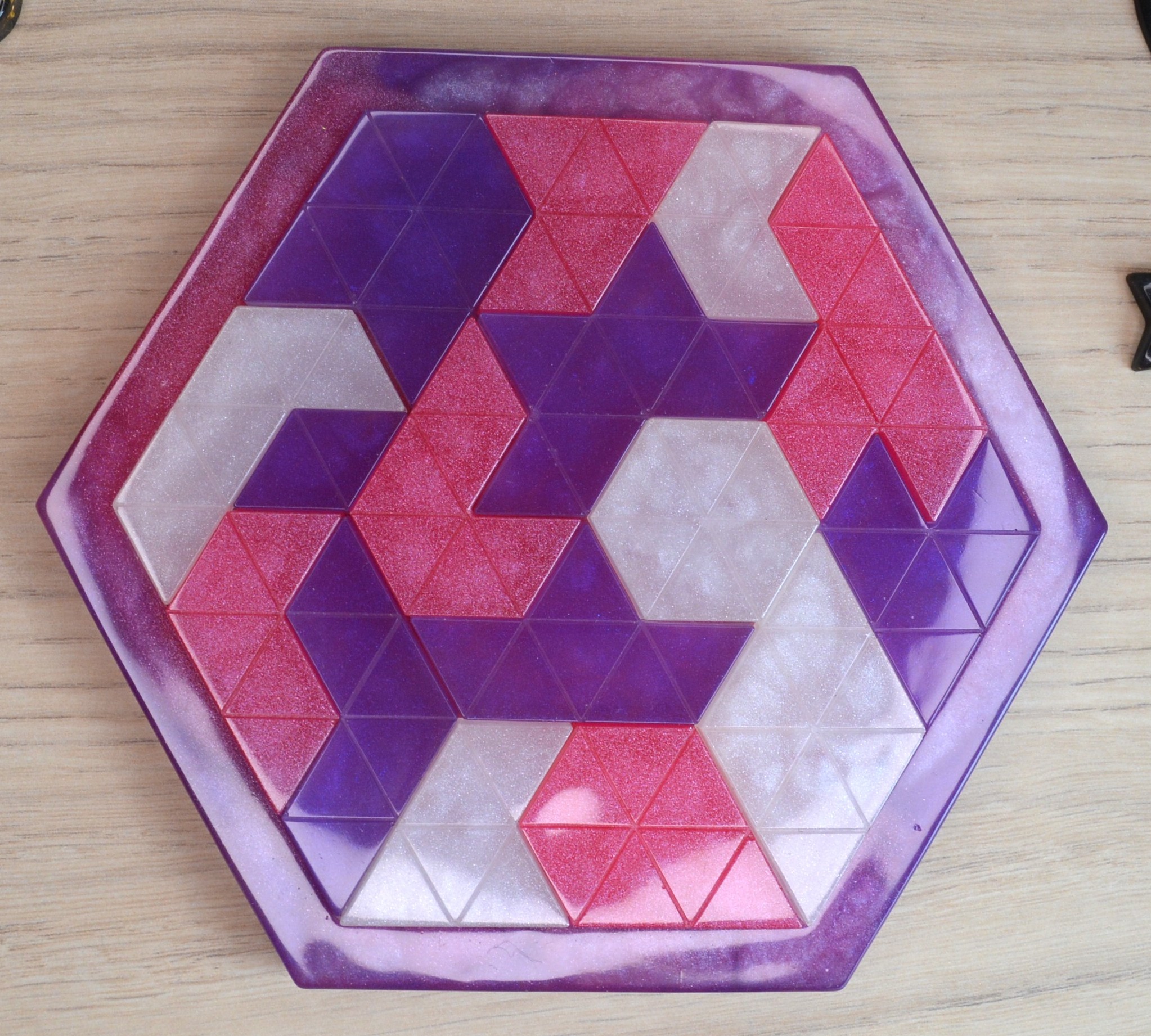 Rose, violet et blanc 1