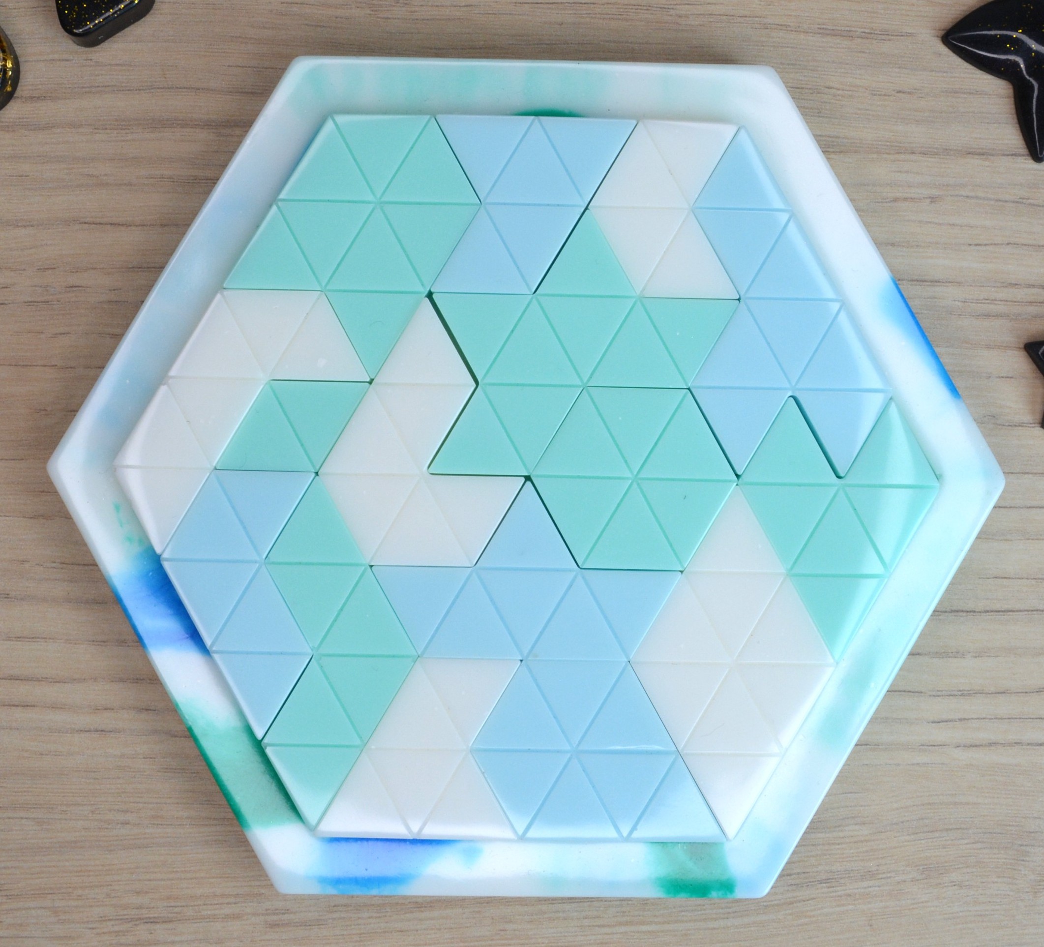 Vert, bleu et blanc 1