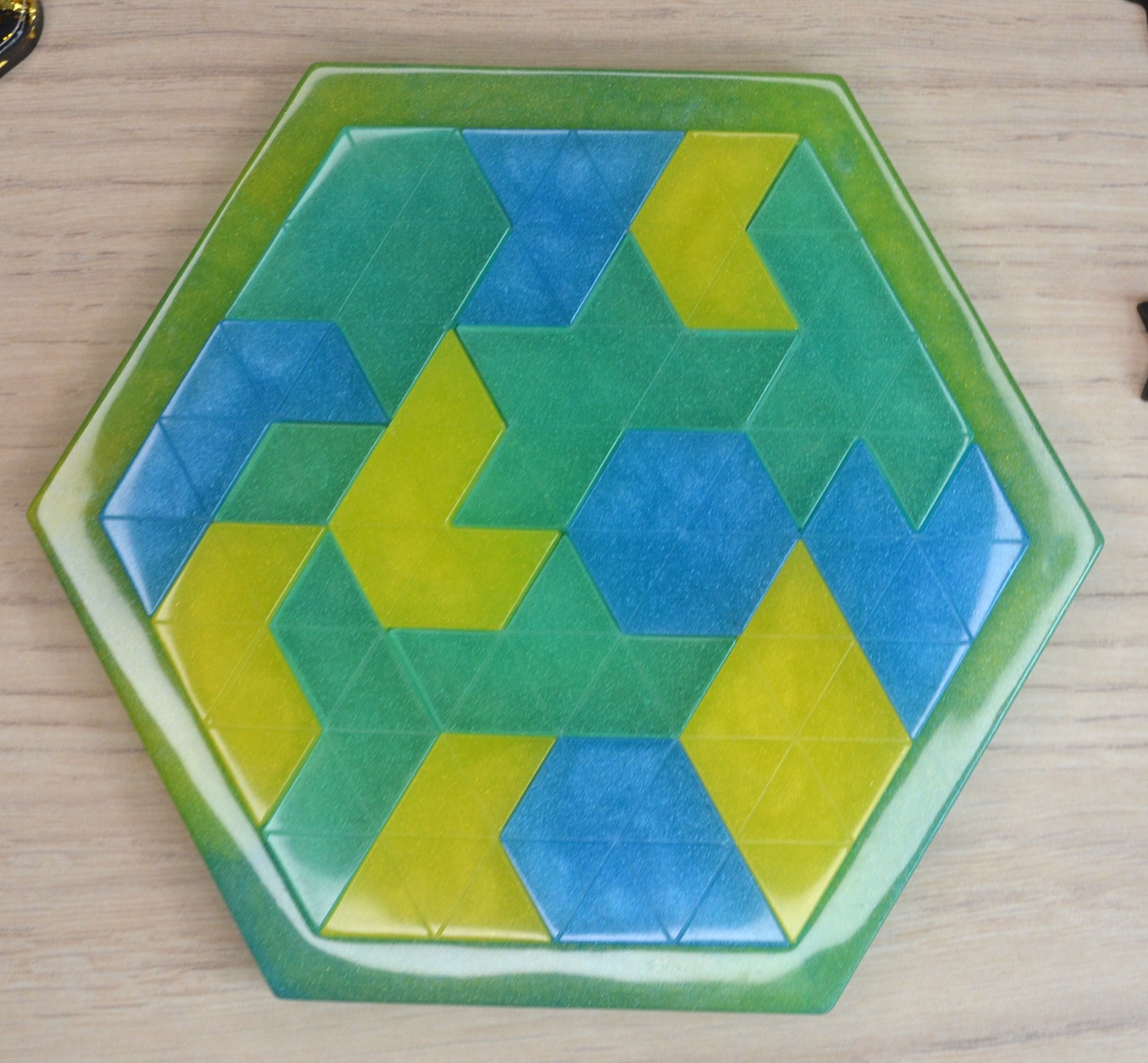 Vert, bleu et jaune 1
