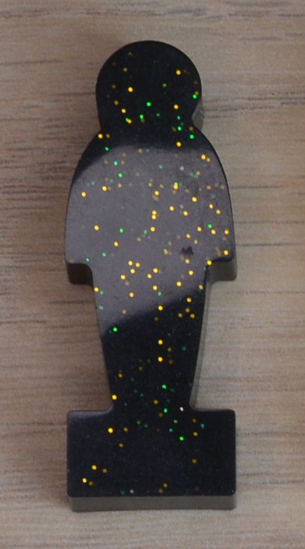 Noir paillettes or 1