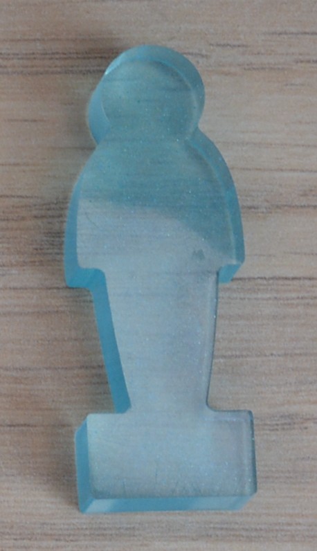 Bleu transparent