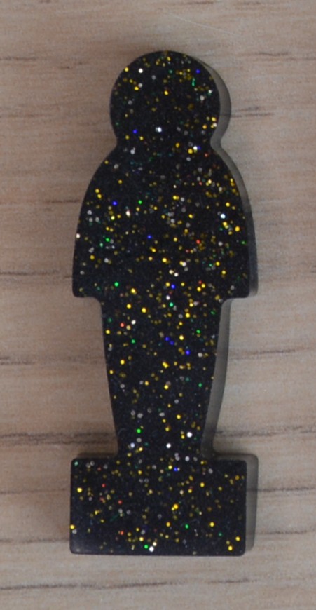 Noir paillettes or 3