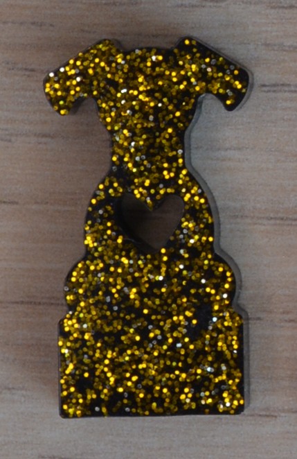 Noir paillettes or 3