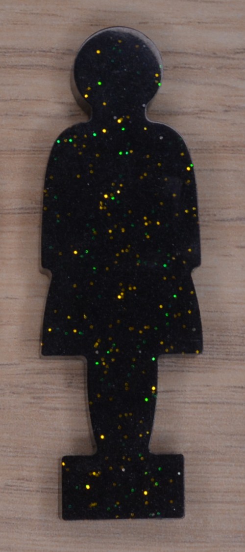 Noir paillettes or 2