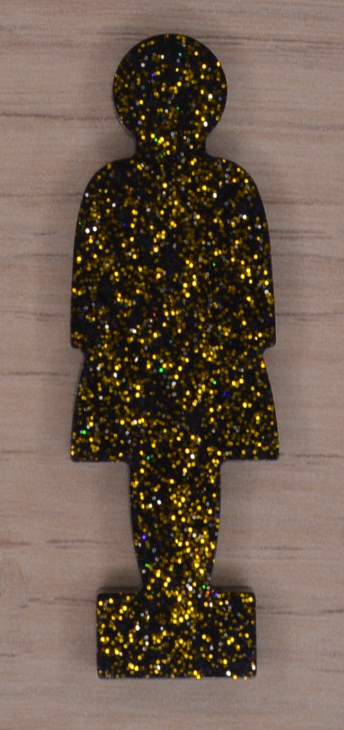 Noir paillettes or 3