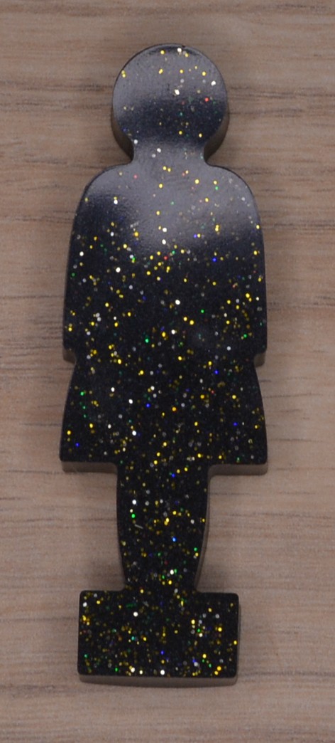 Noir paillettes or 1