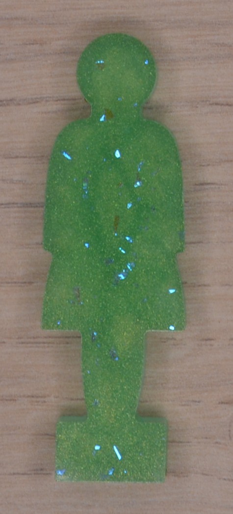 Vert paillettes