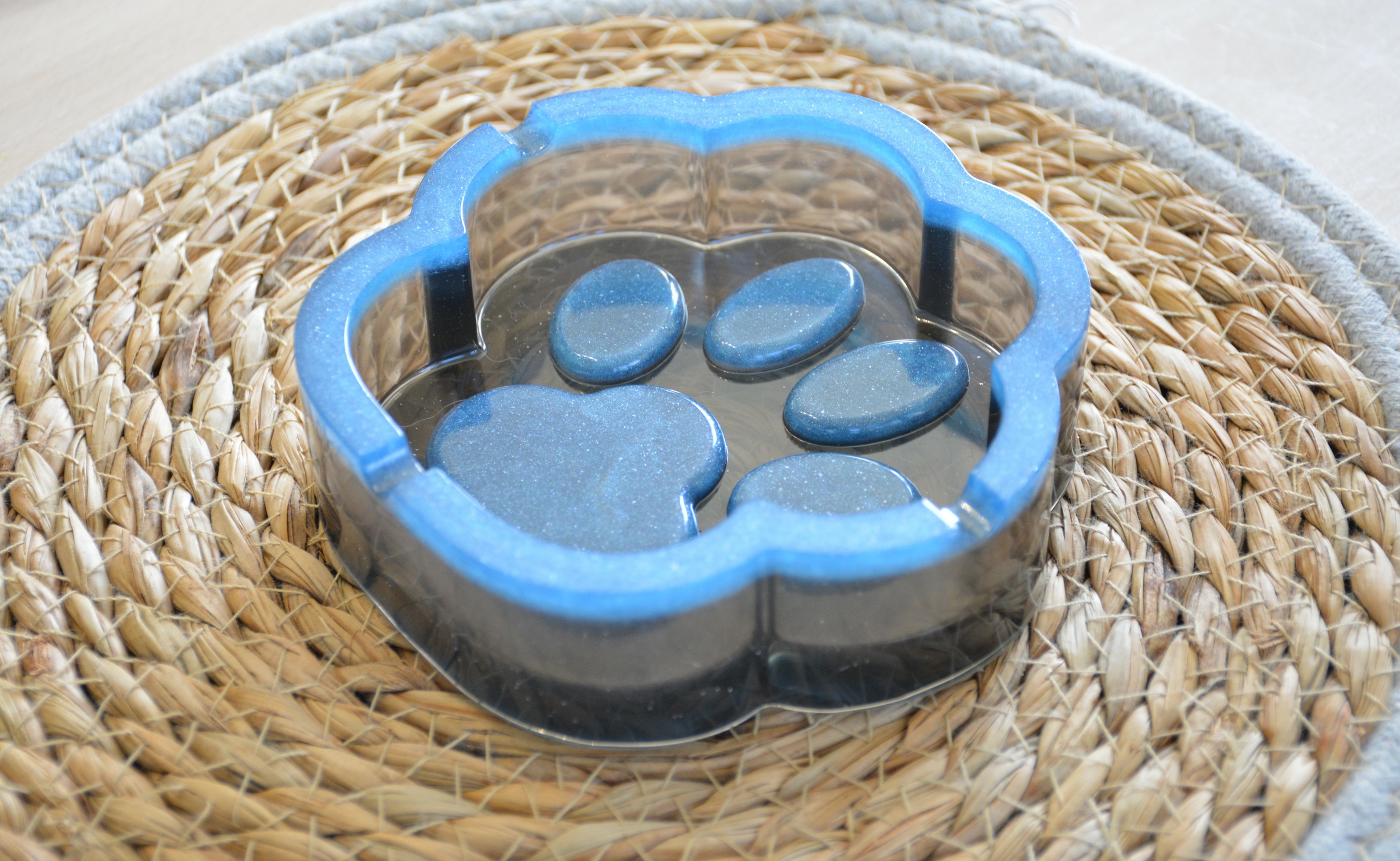Cendrier noir bleu2