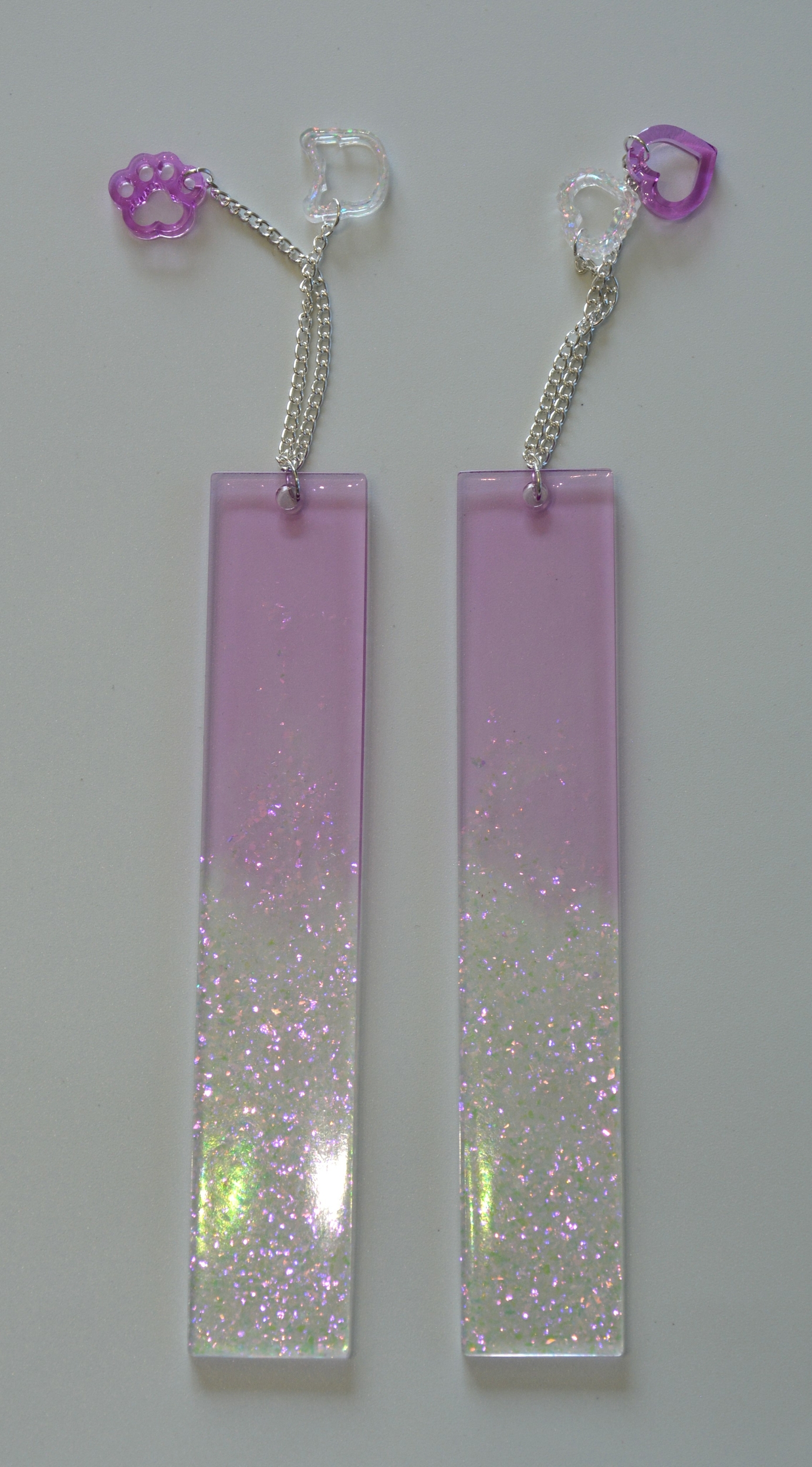 Marque page violet