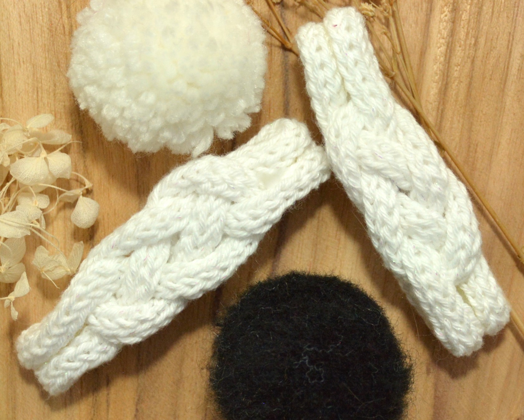 barrette enfant blanc