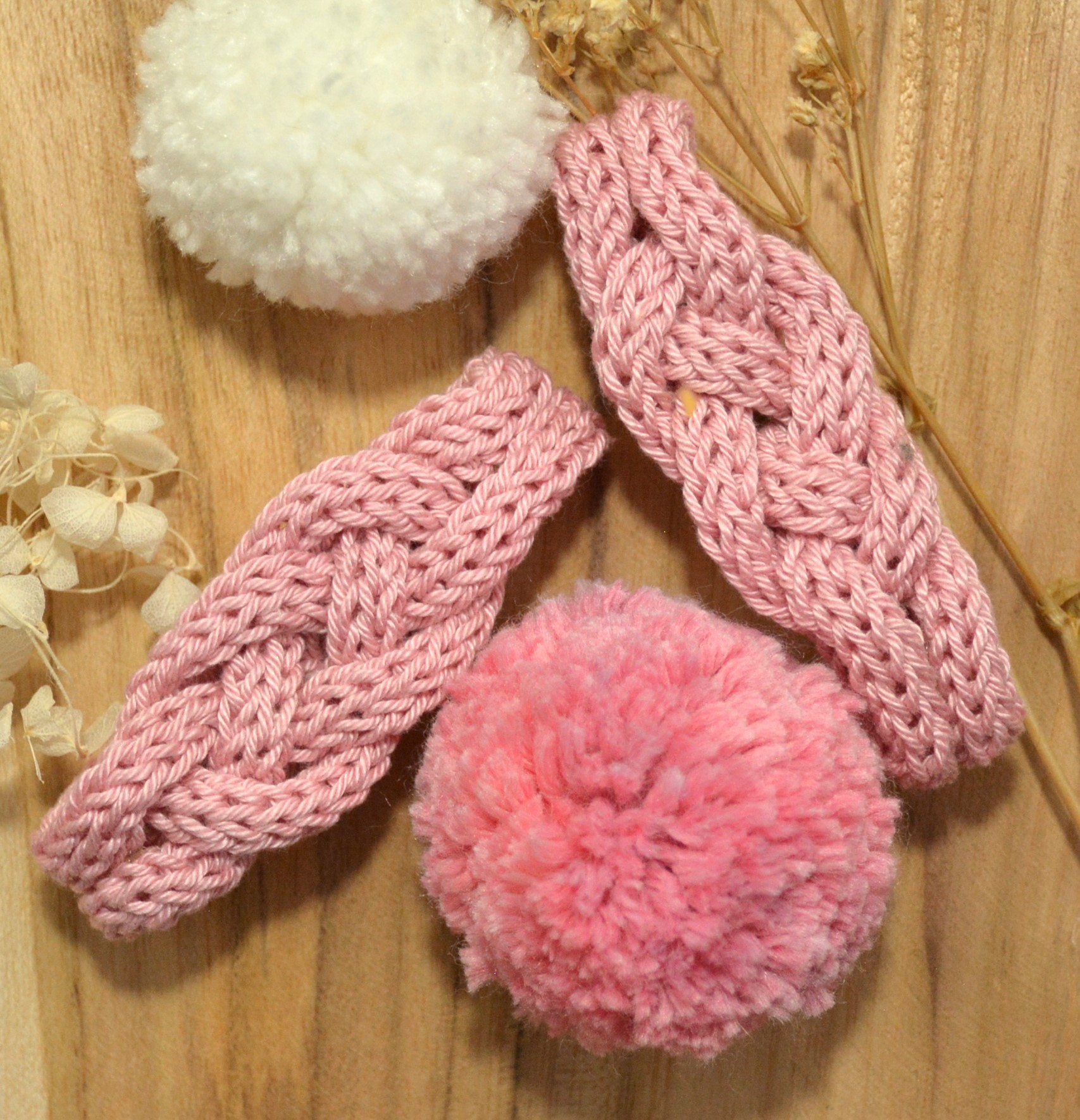 barrette enfant rose poudré