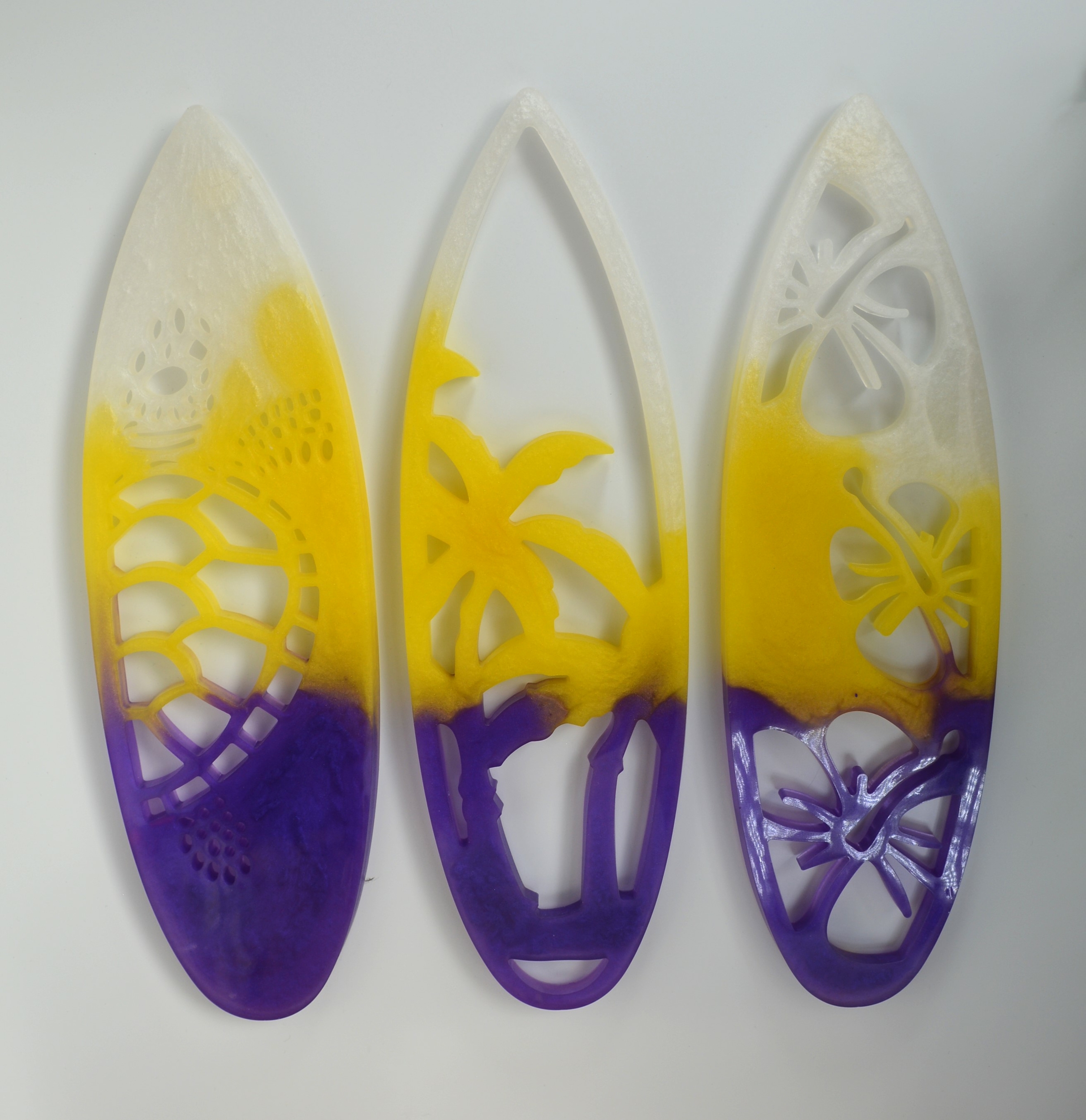 Planches blanc jaune violet 2