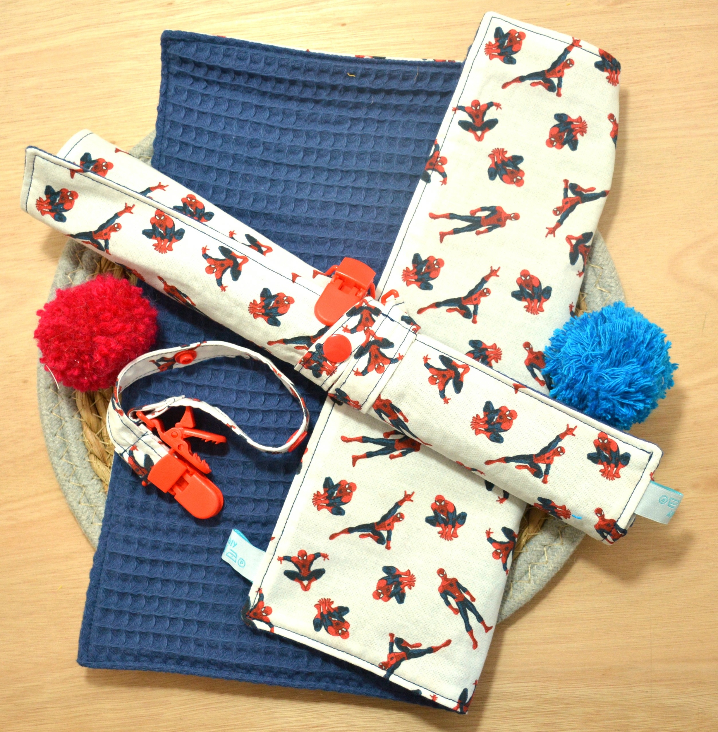 serviette de table enfant spiderman