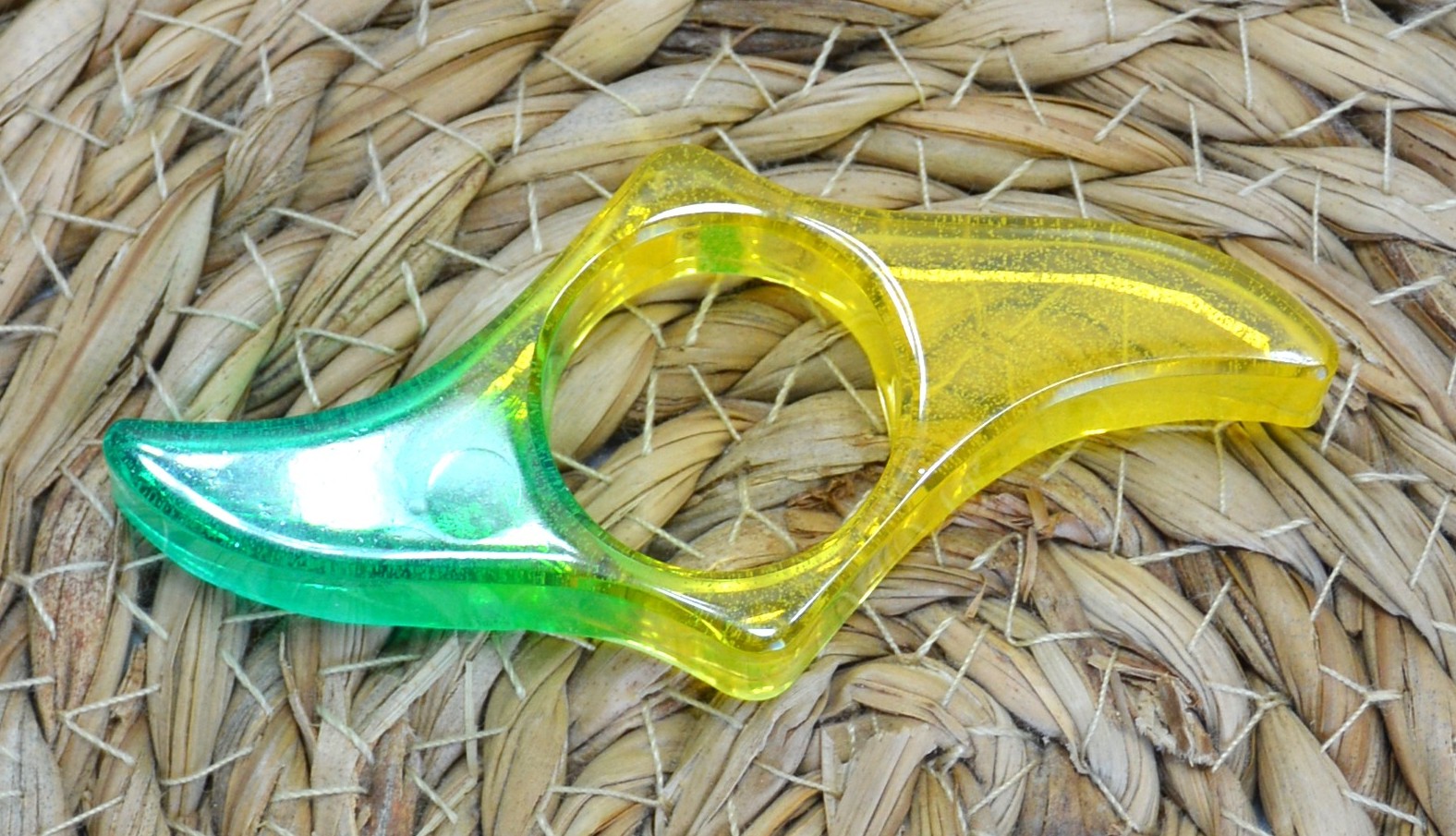 Bague de lecture jaune vert
