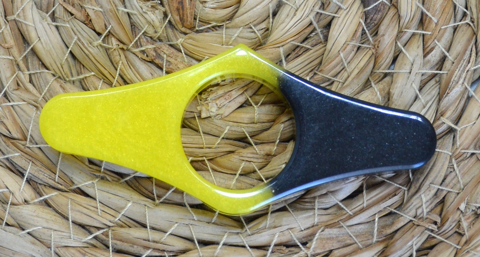 Bague de lecture noir jaune