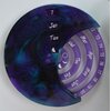 Calendrier bleu violet noir 2