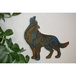 Loup bleu et bronze