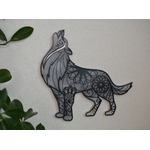 Loup blanc et gris