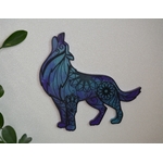Loup bleu et violet 1
