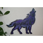 Loup bleu et violet