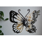 Papillon noir et or 2