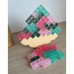 Equilibre rose et vert 1
