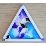 Gouttes violet, bleu et noir 1