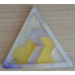Violet, jaune et paillettes 1