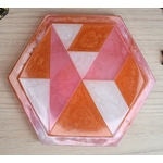 Rose, bronze et blanc 1