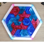 Rose, bleu et vert 1