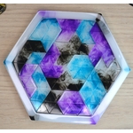 Violet, bleu et noir 1