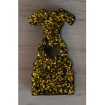 Noir paillettes or 3
