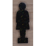 Noir paillettes or 2
