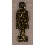 Noir paillettes or 3