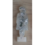 Blanc feuille argent