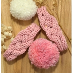 barrette enfant rose poudré