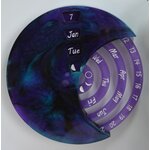 Calendrier bleu violet noir 2
