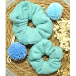 fleur de douche enfant bleu givré