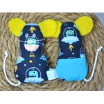 souris dents de lait bleu foncé