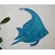 Poisson vert, bleu et violet