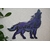 Loup bleu et violet