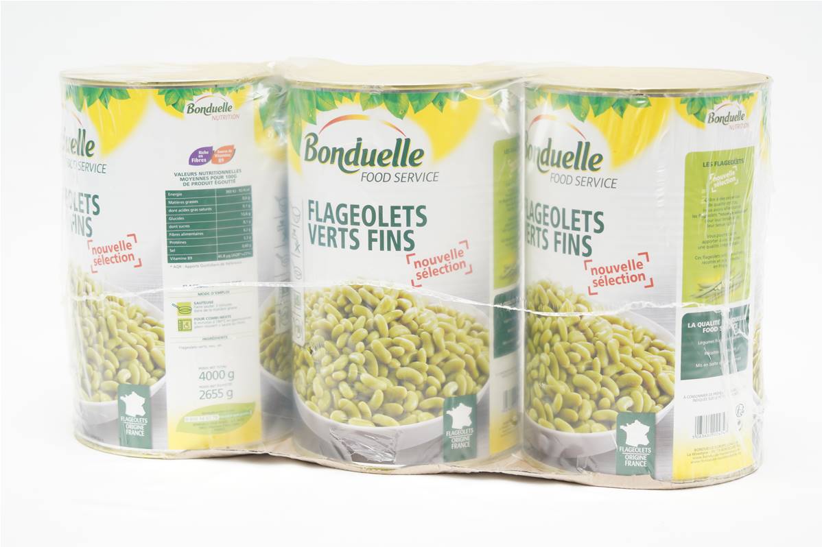 Flageolet vert fin boite 5/1 pack de 3