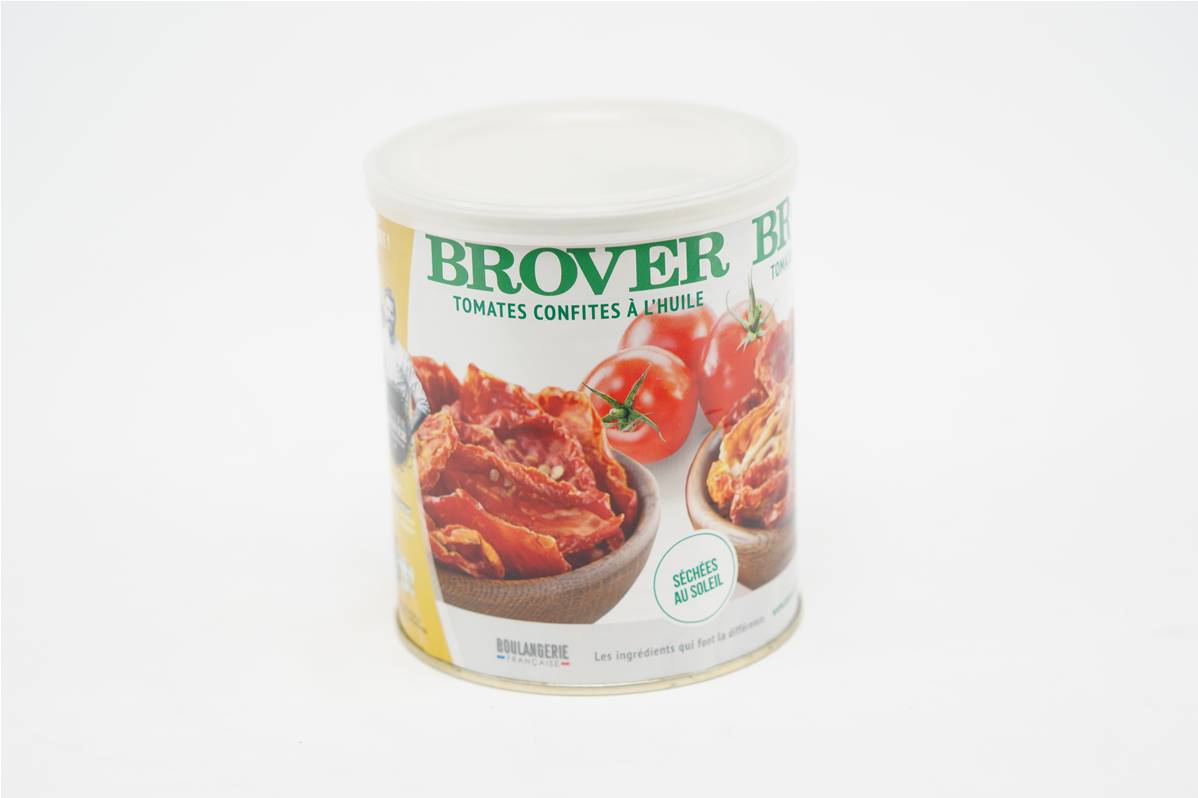 Tomate confite a l\'huile boite 4/4 Brover