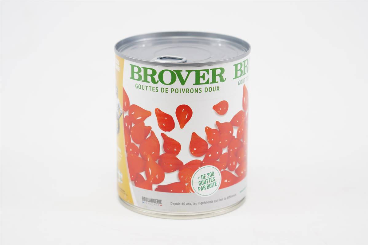 Goutte de poivron rouge doux boite 4/4 Brousse