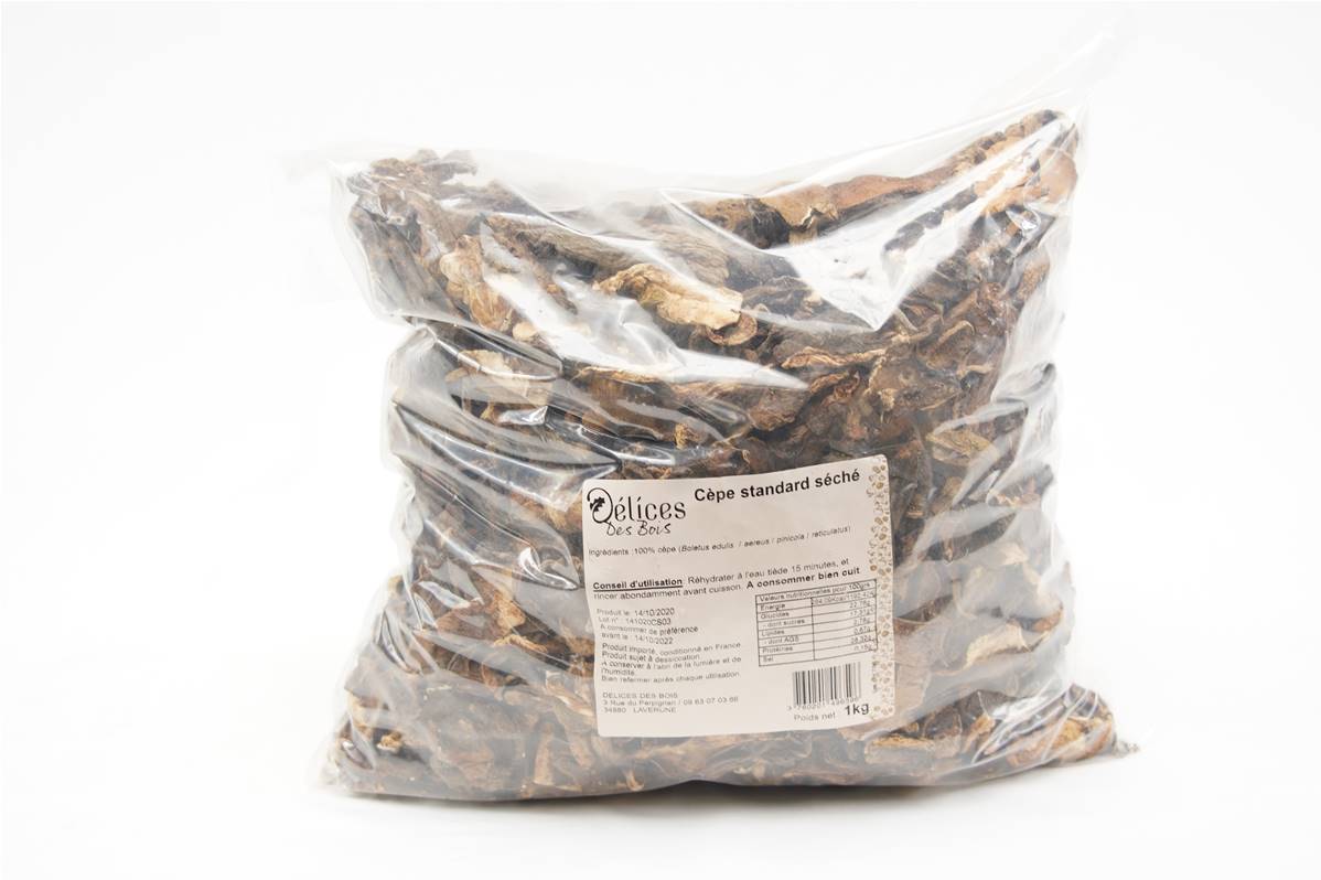 Cèpes sec sachet d\'1kg